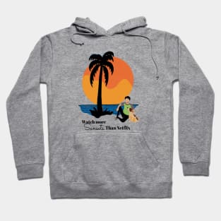 Sunset | Dog Lover | Netflix | Travel | Adventure Hoodie